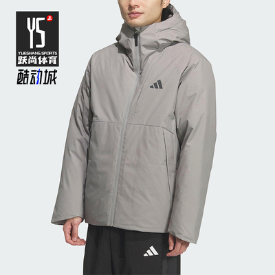 Adidas/阿迪达斯正品TECH DOWN JKT男士运动保暖连帽羽绒服KQ5503