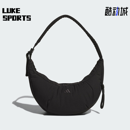 Adidas/阿迪达斯正品2025年夏季女士经典运动便携收纳挎包JZ4417