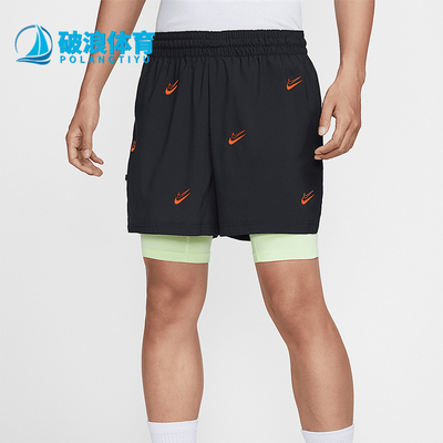 Nike/耐克正品KD DNA男士二合一篮球透气训练经典短裤HJ4216-011