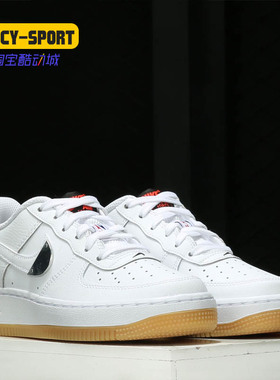 Nike/耐克正品AIR FORCE 1 LV8 1 HO20 GS大童运动鞋 CT3842-101