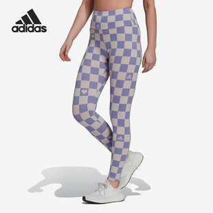 新款 Adidas 阿迪达斯官方正品 当季 HU0027 女子运动健身紧身长裤