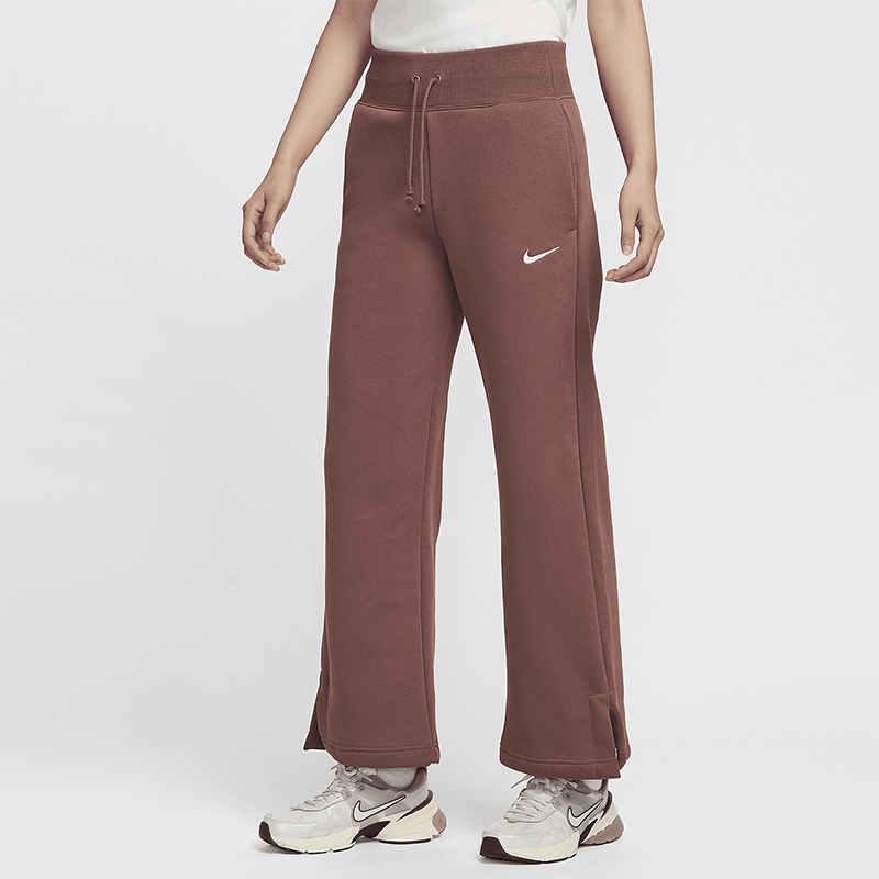 耐克女士加绒高腰阔腿运动裤