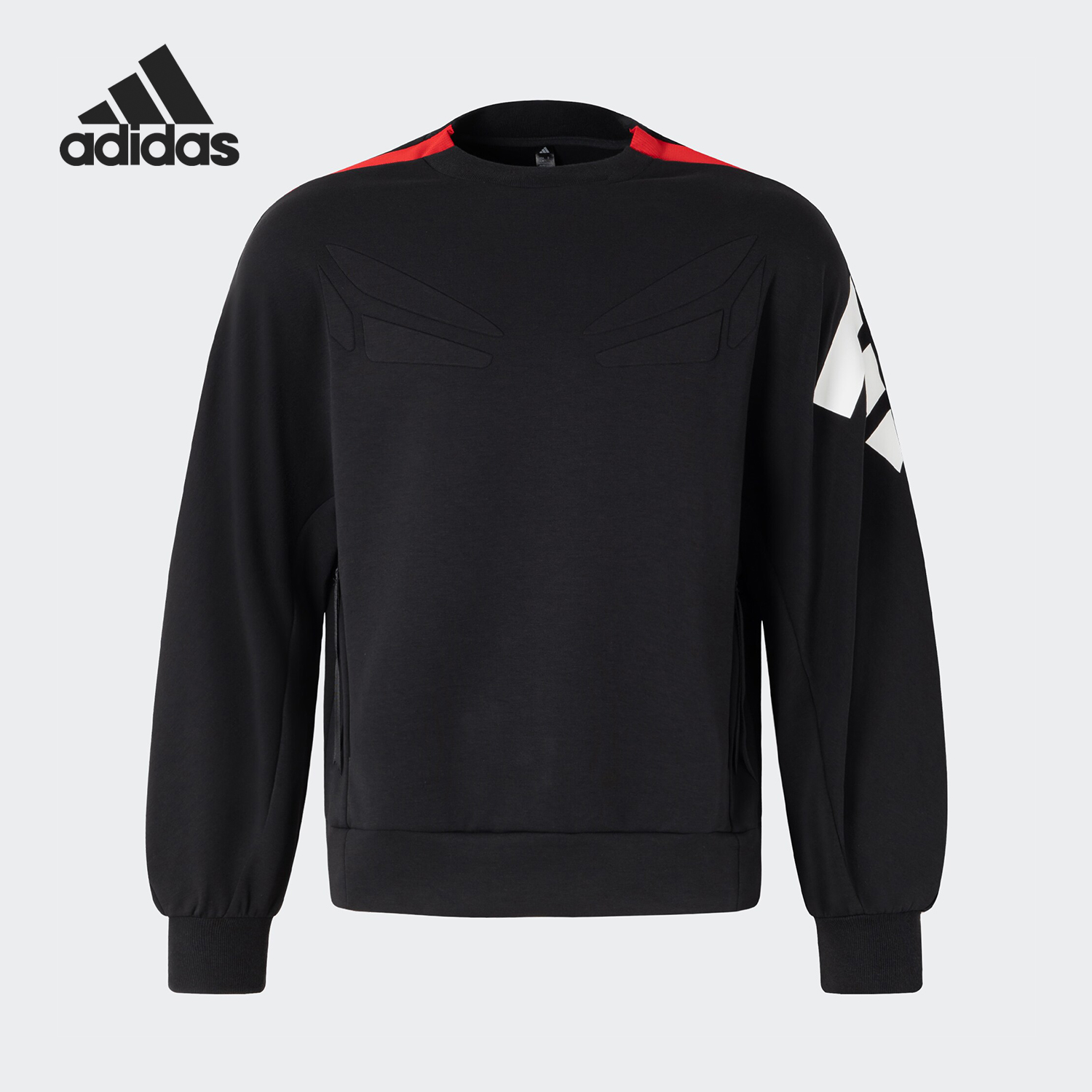 Adidas/阿迪达斯官方正品FUSTL P CREW男士休闲长袖卫衣JN3467