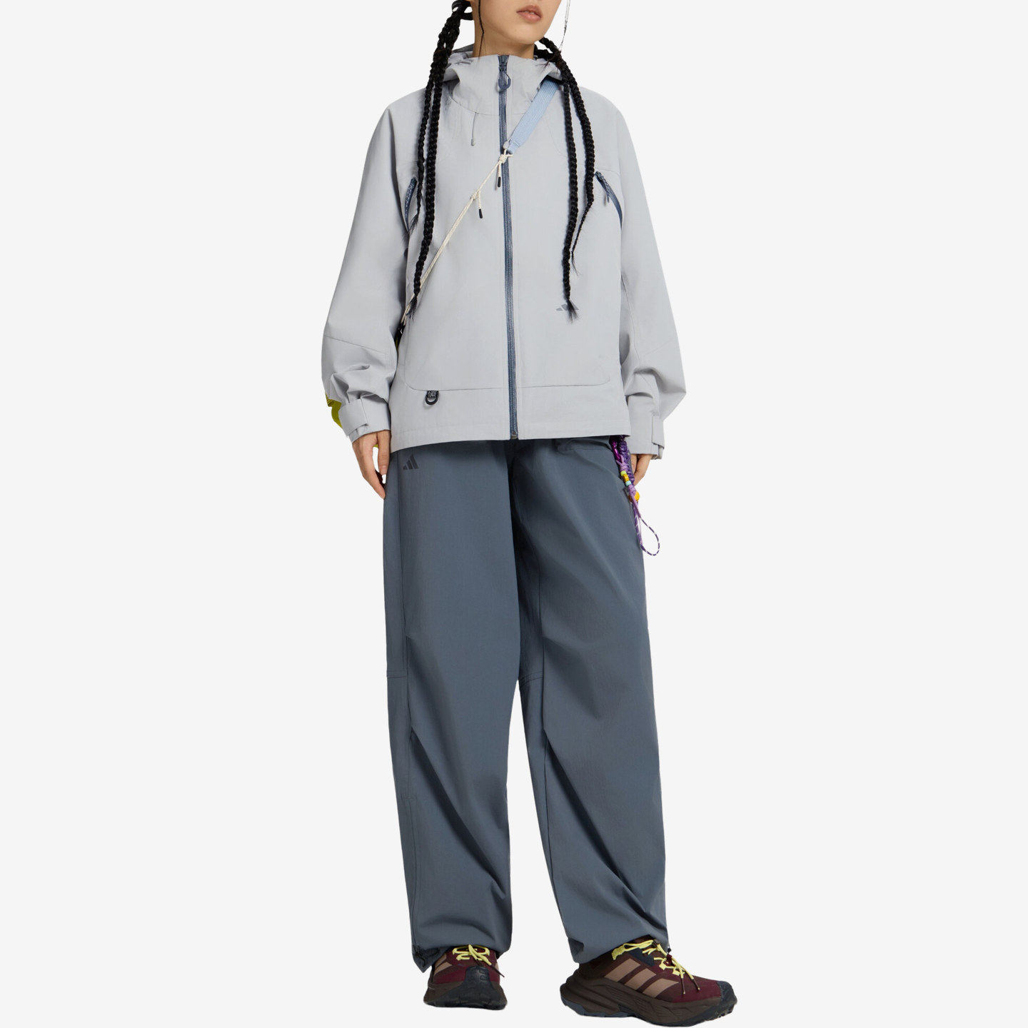 Adidas阿迪达斯正品Terrex XPLORIC女防风防水处理运动风衣LE6958