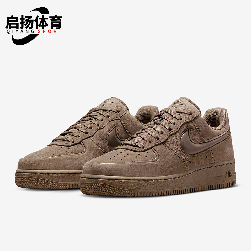 Nike/耐克正品Air Force 1女士耐磨复古运动系带休闲鞋HV4406-200