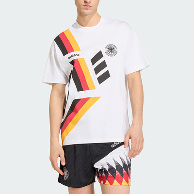 Adidas/阿迪达斯正品GERMANY T-SHIRT男士经典复古短袖T恤KE0086
