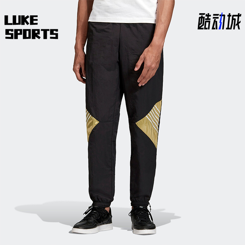 Adidas/阿迪达斯正品三叶草男士柔软经典运动针织束脚裤GD5798