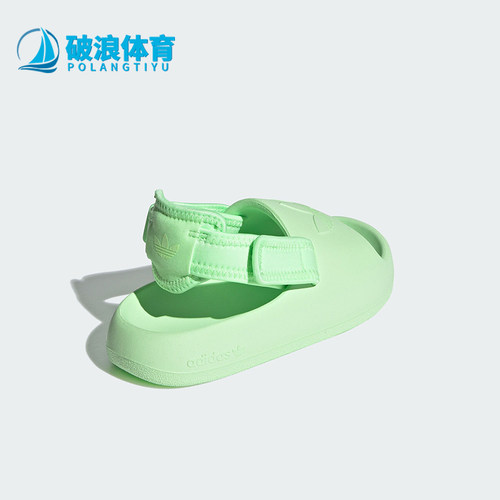 阿迪达斯大童经典魔术贴沙滩凉鞋