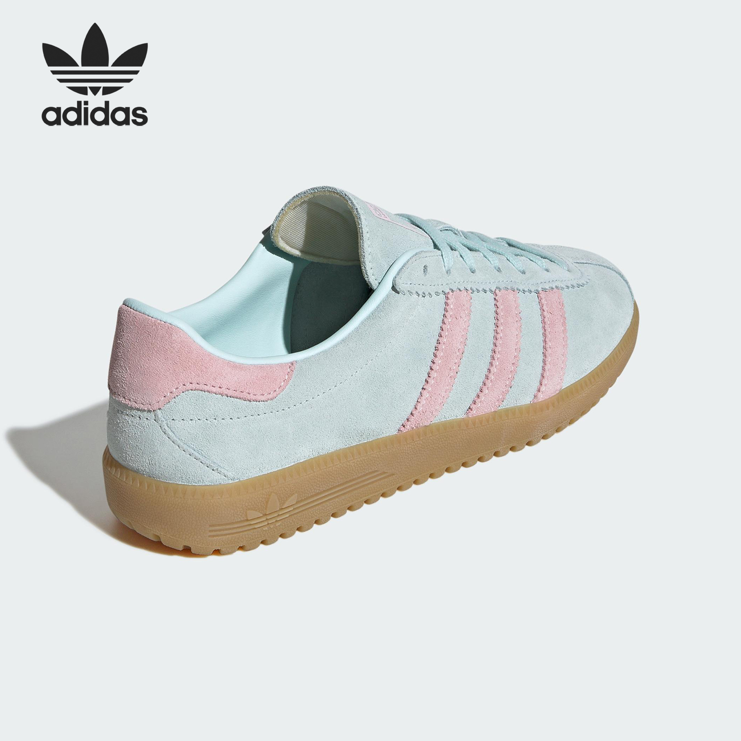 Adidas/阿迪达斯正品三叶草女士复古轻便透气防滑板鞋JS0257