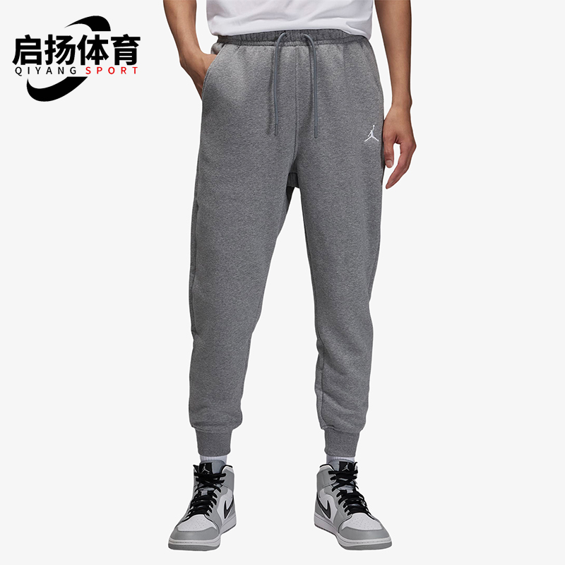 Nike/耐克正品JORDAN男士加绒保暖针织经典运动束脚裤FJ7780-091