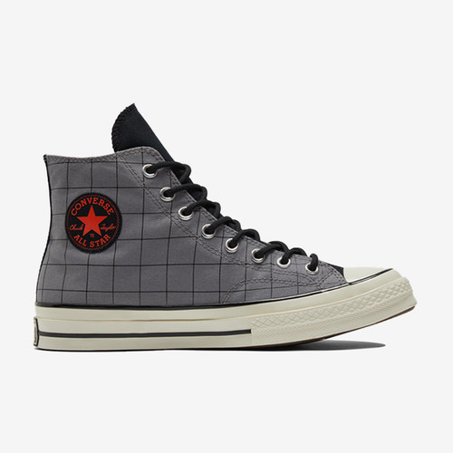 Converse匡威 新款机能GORE-TEX防水格子高帮休闲帆布鞋 171444C