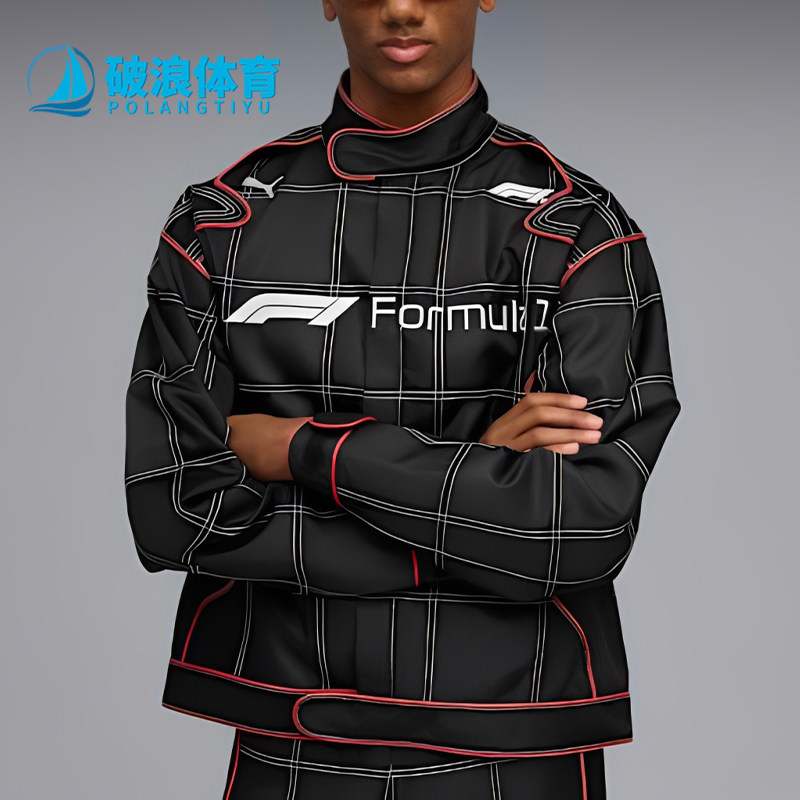 Puma/彪马正品F1赛车夹克新款男黑红色街头经典夹克外套632988-01