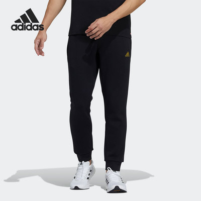 男休闲舒适运动长裤阿迪达斯正品