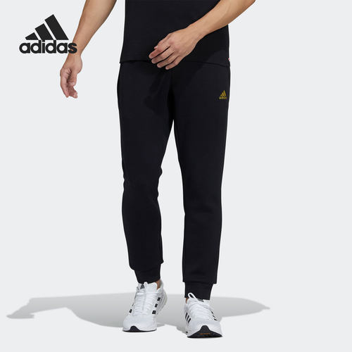男休闲舒适运动长裤阿迪达斯正品
