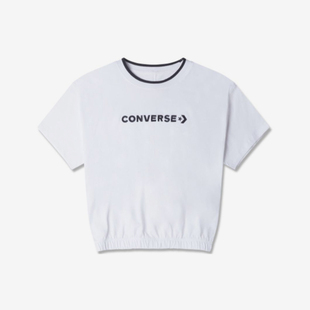 匡威正品 10024771 夏季 女子简约潮流运动短袖 A04 新款 Converse