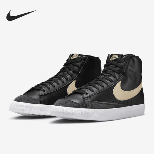 Nike耐克正品Blazer男高帮耐磨防滑轻便系带滑板板鞋BQ6806-003