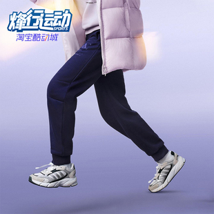 儿童运动休闲束脚耐穿长裤 Adidas 款 2025秋季 KB5131 阿迪达斯正品