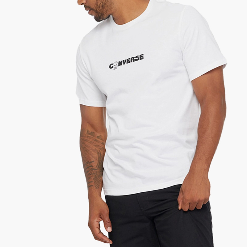 Converse/匡威正品夏季新款男子宽松透气运动短袖T恤10025277-A02