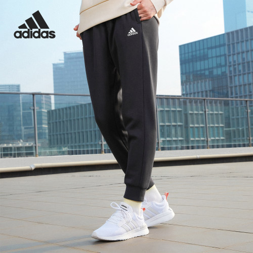 Adidas/阿迪达斯正品LABEL PANTS 加绒女士束脚运动裤IB2772