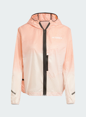 Adidas/阿迪达斯官方正品新款女士时尚户外越野跑连帽外套IT3435