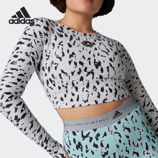 女子短款 Adidas 运动上衣HC6851 CROP 阿迪达斯官方正品 ASMC