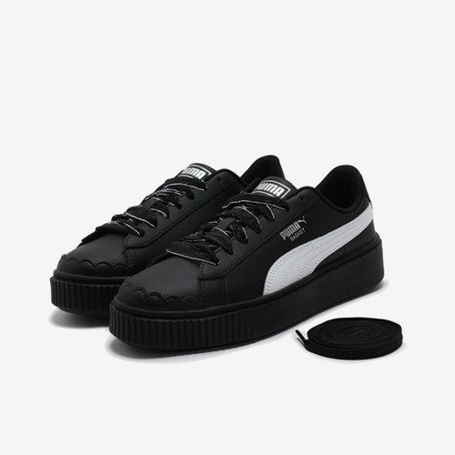 Puma/彪马正品新款女士复古厚底系带运动休闲板鞋404157-02