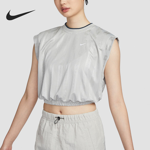 耐克正品 FV7550 当季 女士休闲透气梭织运动短袖 014 新款 Nike