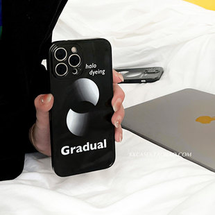 iphone16pro小众高级感黑色冷淡风15max手机壳13苹果14适用新款17全包防摔硬壳韩国高级感ins保护套12菲林11