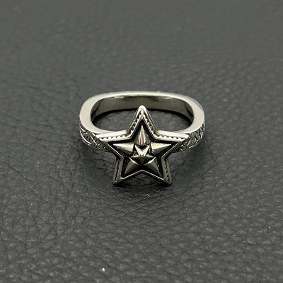 s925纯银高级感复古大星星戒指男cody sanderson纳瓦霍指环经典款