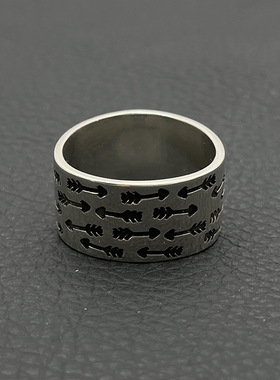 s925纯银高级感复古三角形戒指男欧美风cody sanderson指环经典款