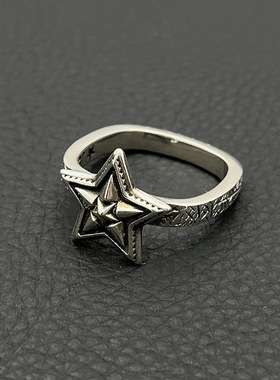 s925纯银高级感复古大星星戒指男cody sanderson纳瓦霍指环经典款