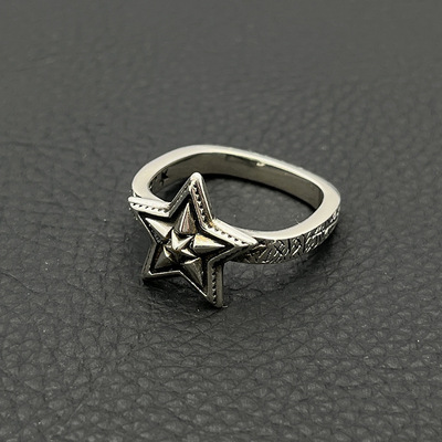 s925纯银高级感复古大星星戒指男cody sanderson纳瓦霍指环经典款