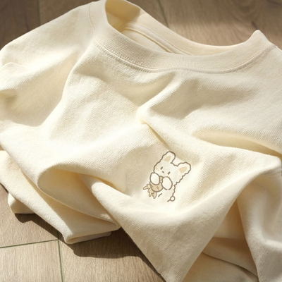 女童纯棉甜美长袖T恤春秋新款