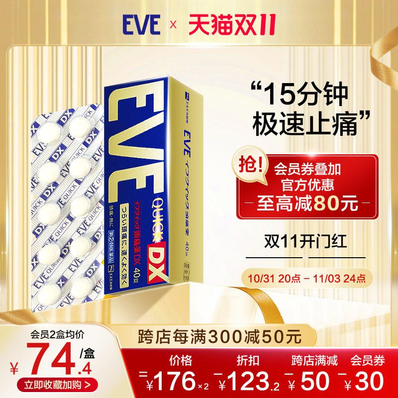 eve布洛芬止疼药退烧痛经止痛药头疼牙痛速效白兔进口特效头疼药怎么看?