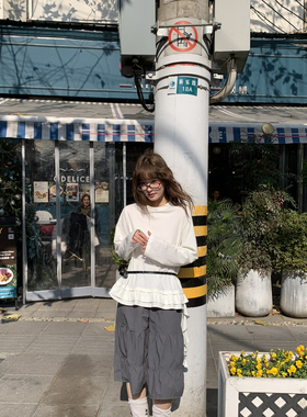 甜26年春款设计感百搭显瘦时尚休闲裤HS6243