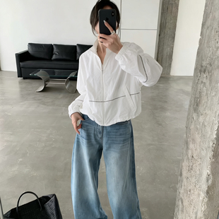 甜甜26年春款 防晒衣立领拉链短外套2027