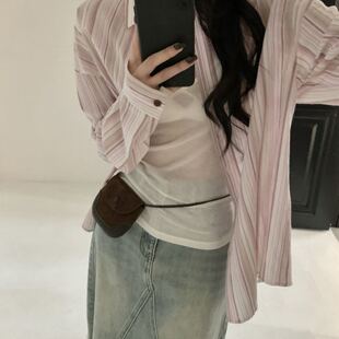 甜甜轻奢气百搭宽松衬衫 ATS2211 AT—专注高品质简约风衬衫