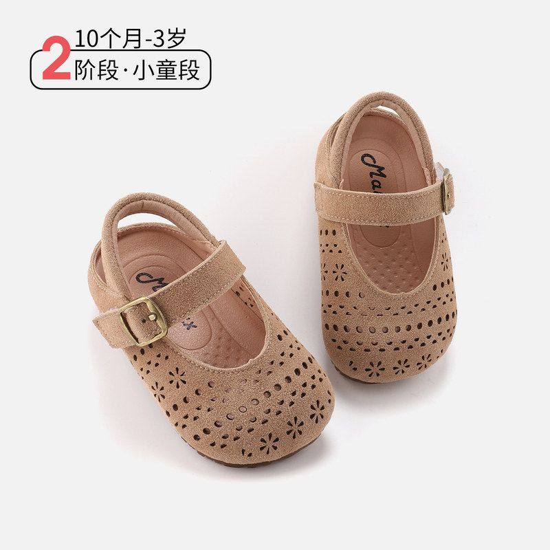 宝宝软底学步鞋镂空时尚单鞋2026年春季新款包头透气女童公主鞋子,童鞋/婴儿鞋/亲子鞋,儿童户外鞋,淘宝优惠券,粉丝福利购,淘宝优惠卷