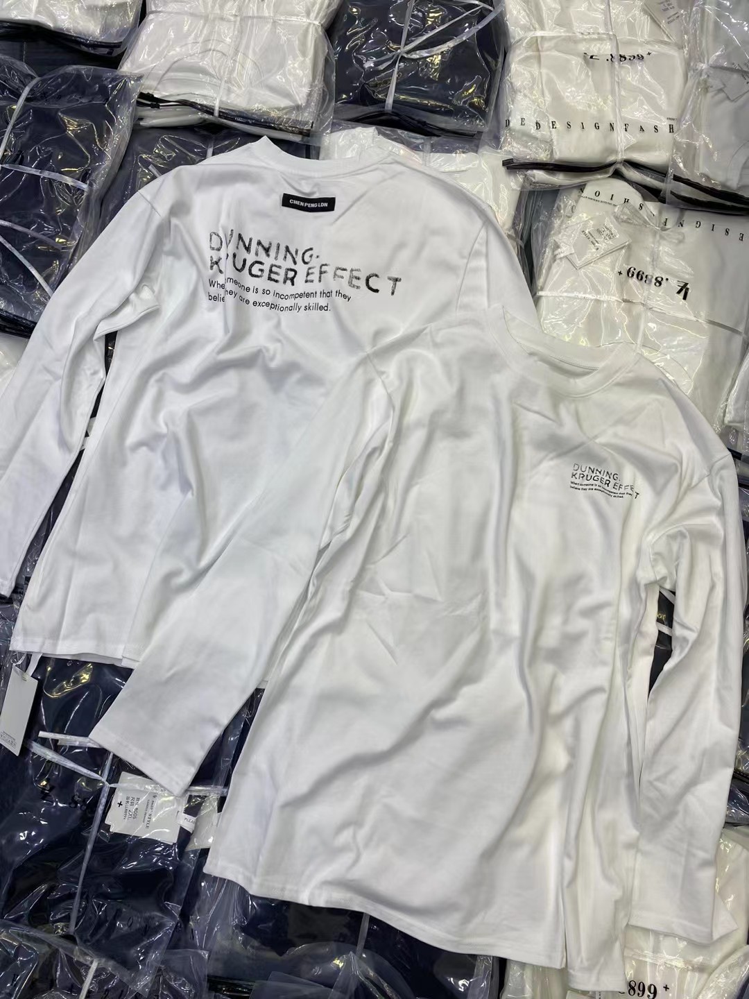 LL2025冬季新款时尚百搭圆领宽松长袖T恤女潮打底衫女ins纯色