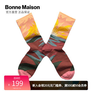 BonneMaison法国进口中筒袜