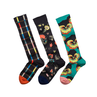 Bonne Maison法国进口设计师品牌BM潮袜ins街头潮流外穿棉长筒袜