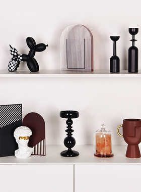 摆设感现代计师小件众酒柜