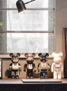 样板间儿童房卡通暴力熊装饰品摆件男孩房间书房书桌道具搭配陈列