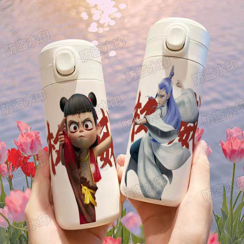 哪吒之魔童闹海权威保温杯大容量轻便携高颜值不锈钢学生保温水杯,餐饮具,保冷/保温杯,淘宝优惠券,粉丝福利购,淘宝优惠卷