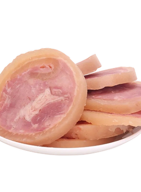 水晶肘花火腿猪皮肉皮肠即食凉菜
