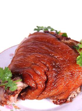 JZ河南特产2斤猪肘子猪蹄胖肉熟食麻辣猪肉真空包装梅菜扣肉1斤