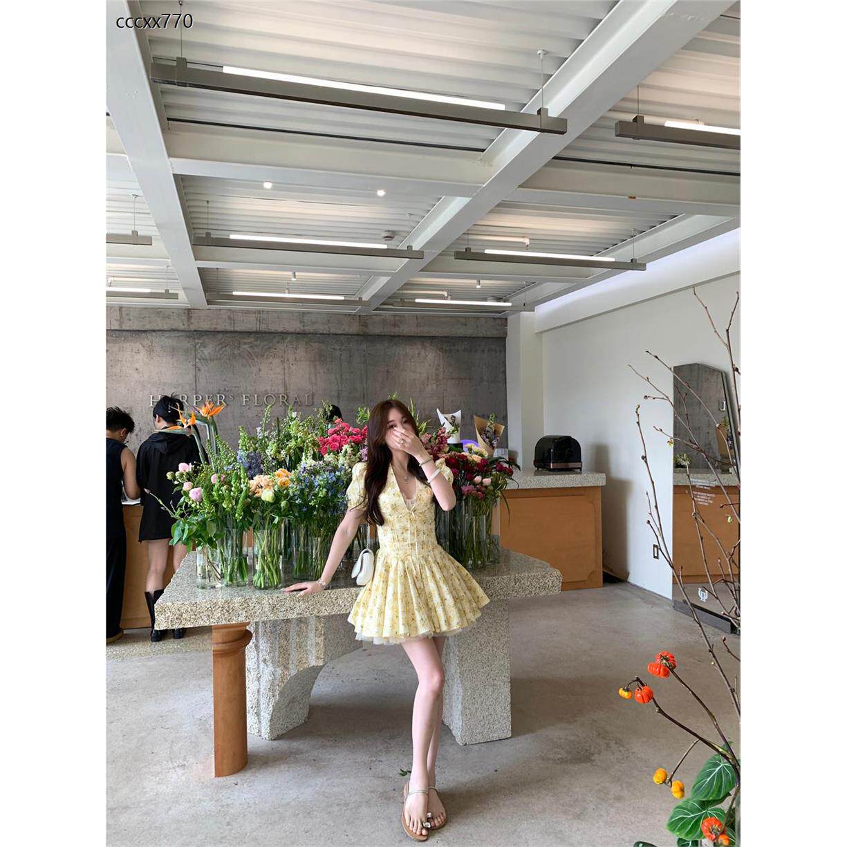 BOOMLIMIT Imani超好看可爱碎花洋装2025新款气质女装春季穿搭