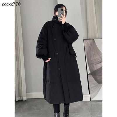 300斤大尺码女装立领黑色