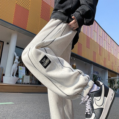 加厚加绒裤子男款秋冬季