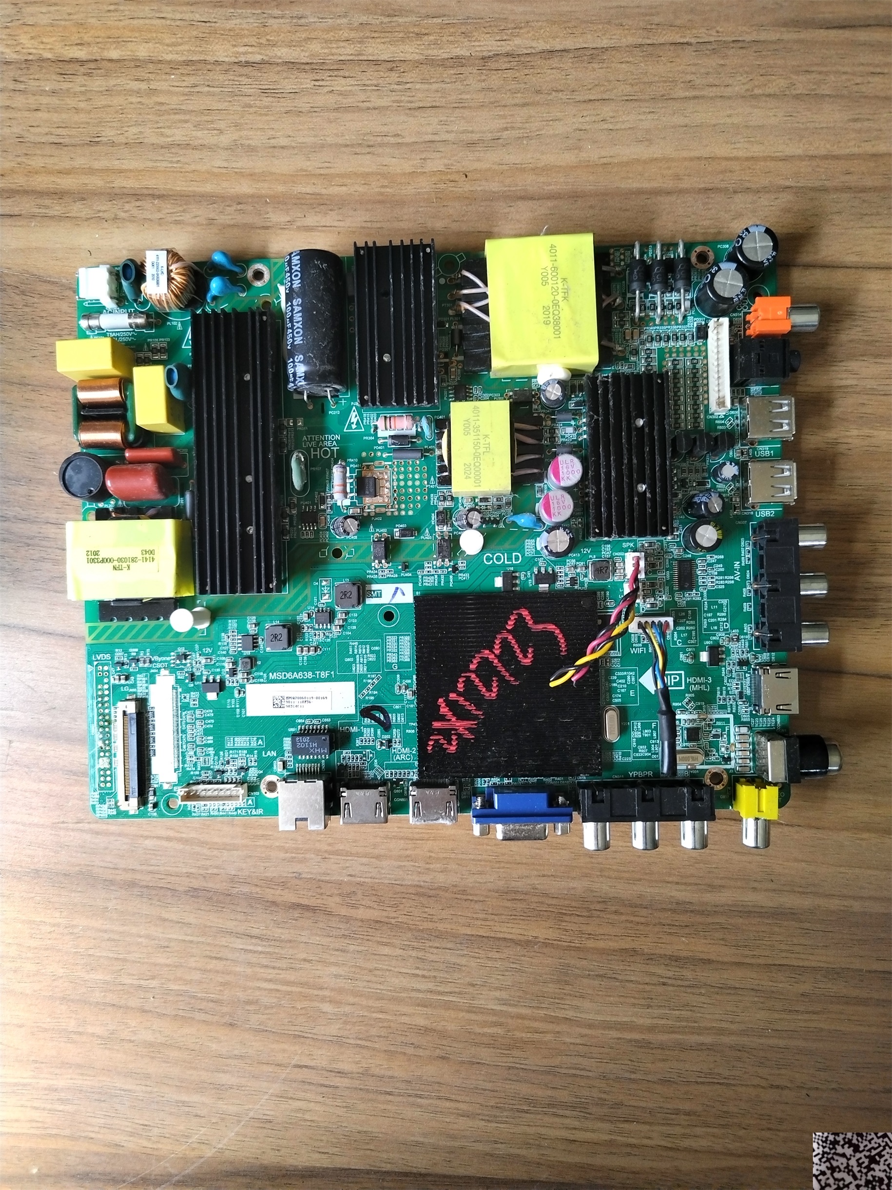 东芝55U6700C主板MSD6A638-T8F1 4715-M638T8-A5232B01屏K550WDC2